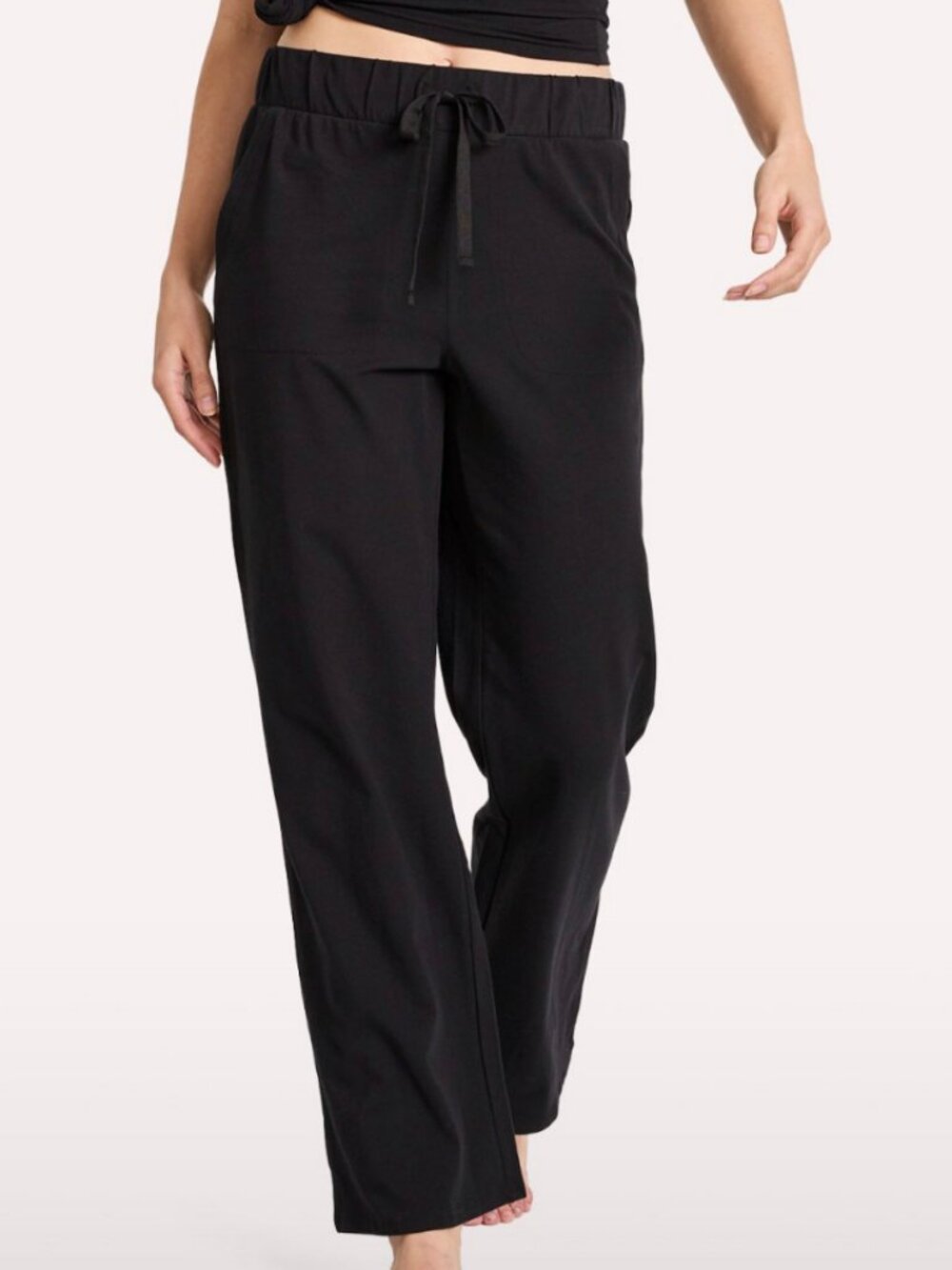 NWT Jockey Black Organic Cotton Stretch Pant